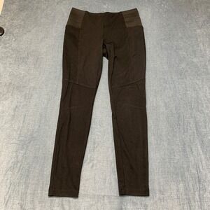 Kut From The Kloth Leggings Womens L Black Stretch Skinny Leg Yoga Performance